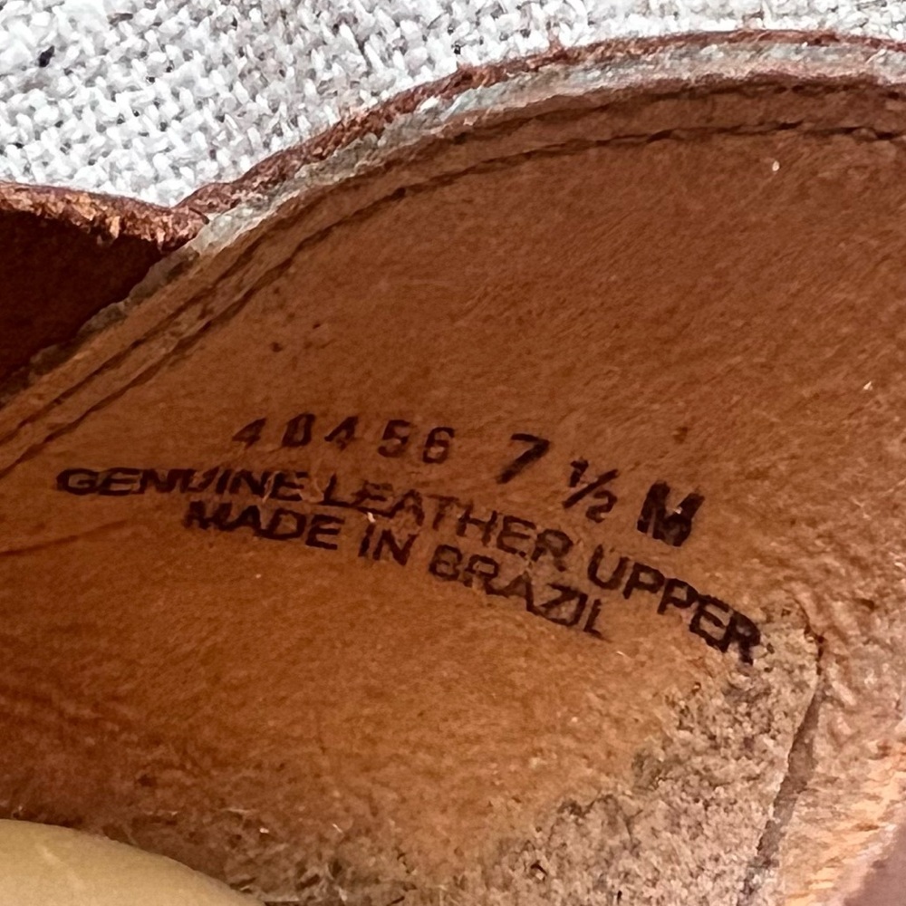 The Vermont Country Store Leather Huarache Sandals - Picture 5 of 9